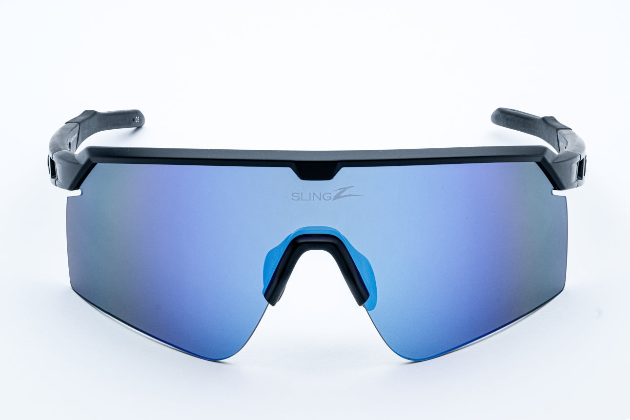 Agility Z1 - Azure-Slingz Eyewear-Black Matte-Slingz Eyewear-Floating Sunglasses-Ocean Designed