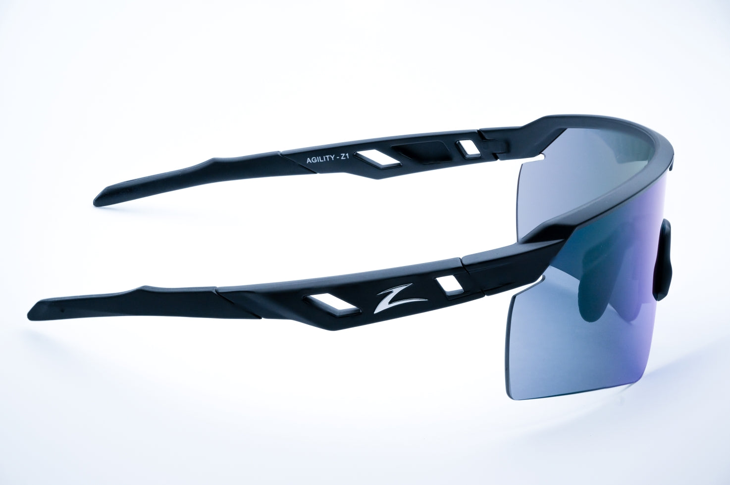 Agility Z1 - Azure-Slingz Eyewear-Black Matte-Slingz Eyewear-Floating Sunglasses-Ocean Designed
