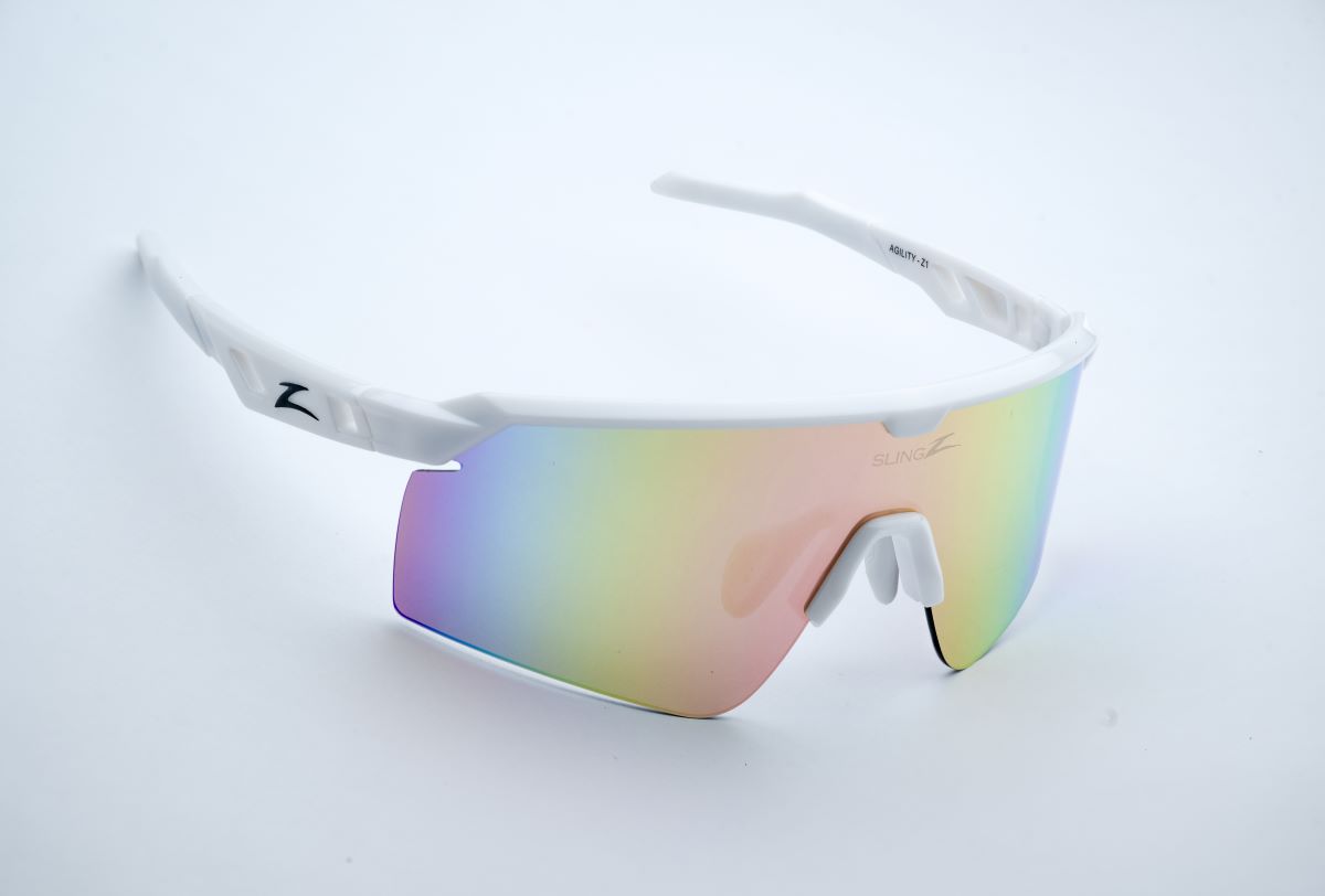 Agility Z1 - Rouge-Slingz Eyewear-White Glossy-Slingz Eyewear-Floating Sunglasses-Ocean Designed